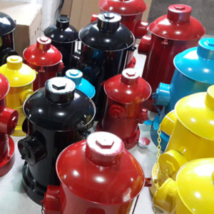 ft工业风铁艺做旧垃圾桶脚踏式垃圾桶消防栓垃