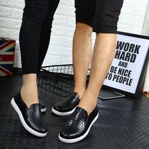 Rain boots mens short tube fashion non-slip low-top shallow mouth womens rain boots adult kitchen work rubber shoes overshoes water shoes Korea