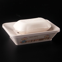 Smooth Beauty Brief Freshener Soap Box Premium Plastic Drain Soap Box No Lid Handmade Soap Pan Squared Up Double Layer