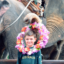 (Middle Youth Brigade Travel Network) Bali Private Custom Parenting Tour Baby Plans Elephant Park Exclusive Car Guide