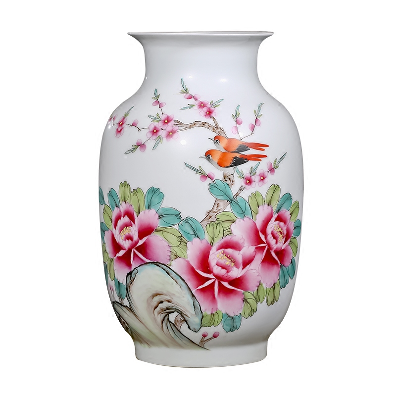 The Master of jingdezhen hand - made vases, modern Chinese style living room decoration ceramics handicraft furnishing articles high - end gift porcelain