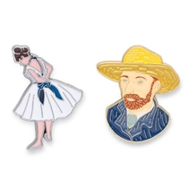 American Tourism Metropolitan Museum Cultural and Creative Commemorative Gifts Boutique Impressionist Van Gogh Dega badge