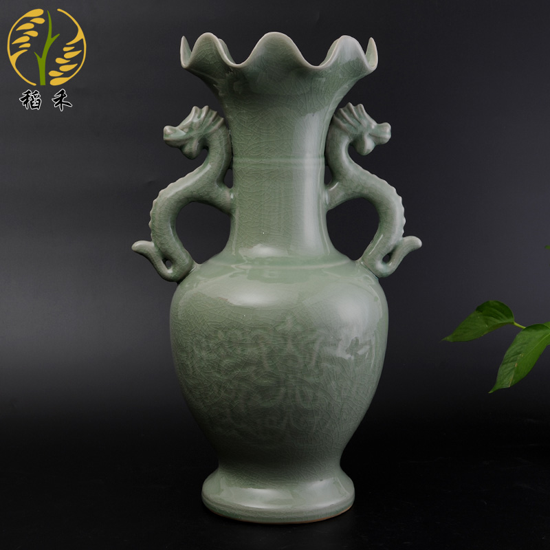 Archaize your up creative ceramic crafts vase large China Chinese style restoring ancient ways home sitting room adornment