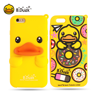 香港潮牌b.duck小黄鸭手机壳iphone6 6p手机壳6s 防摔