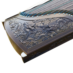 古筝 扬州古筝 楠木深雕九龙啸天古筝 厂家直销 正品