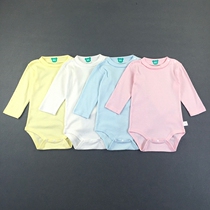 Day Department No fluorescent baby Harvest men and women Baby pure cotton High collar Long sleeves Home Clothing Triangle Climbing Conjoined Clothes