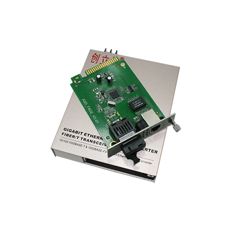 founding letter gigabit single-mode single-fiber optical fiber transceiver internal power 12v24v48v optional card carrier-grade 40km