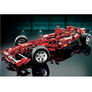 儿童益智乐高积木赛车跑车8145法拉利科技系列组绝版拼装玩具