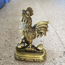 Pure copper cock ornaments foot best copper cock tong ji decoration the best chicken Jinji