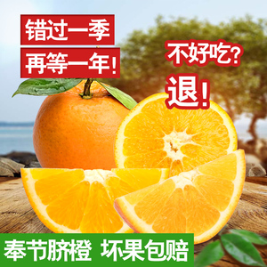 重庆奉节特产脐橙5斤装 正宗多汁甜橙子 果园