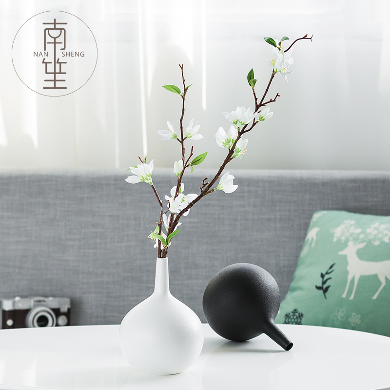 Nan sheng household act the role ofing is tasted simulation flowers, dried flowers, artificial flowers, ceramic vases, furnishing articles of TV bar face sitting room adornment