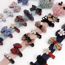 South Korea Children Hair Accessories Han Edition Children Hair Clip Girl Baby Full Bag Side Clip Student Bow Tie Liu Sea Clip Suit