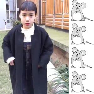 炫迈妹子.快手红人雪狗巴扎王逗逗同款无扣暗