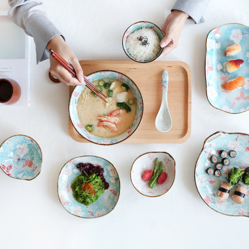 Sichuan in Japanese ceramics tableware dishes creative move individual bowl bowl noodles dishes suit household composition