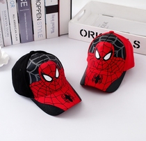 Korean version of the tide superhero childrens hat embroidery Spider-man mens and womens childrens hats personality duck tongue baseball cap mask s