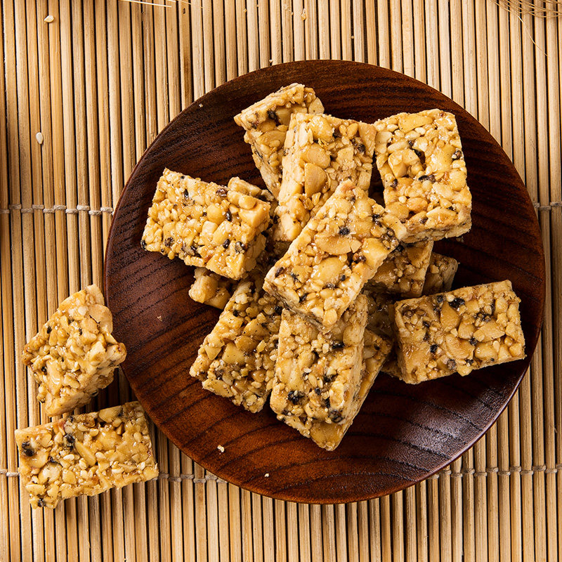 包邮 赵老师芝麻花生酥糖300g 传统手工零食 花生糖 芝麻糖 糕点