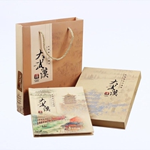 Wuhan scenic spots Silk stamp book Hand-painted Chinese painting Business memorial Foreign affairs exchange culture abroad gift