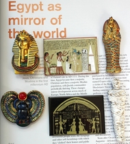 British Tourism London British Museum Cultural and Creative Commemorative Gifts Ancient Egyptian Mummy Holy Refrigerator Sticker