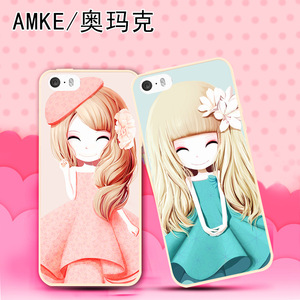 花花姑娘AMKE苹果6S手机壳 iPhone6 4.7寸保