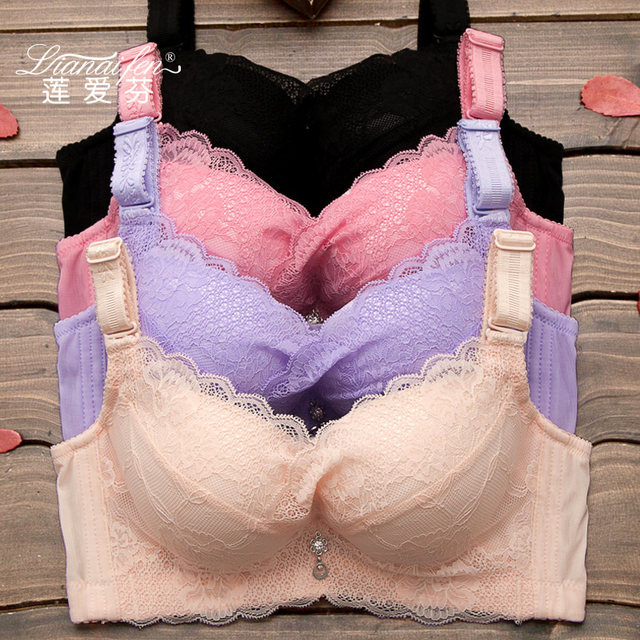 No steel ring super gathered thickened bra small chest flat chest ultra-thick special thick 6cm sexy adjustable women's underwear A cup No steel ring super gathered thickened bra small chest flat chest ultra-thick special thick 6cm sexy adjustable women's underwear A cup