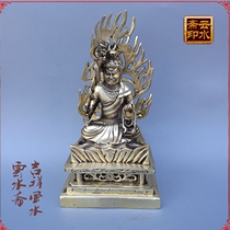 Mizong Buddhist statue pure bronze motionless Wangs motionless Bodhisattva belongs to the Chicken Shookeepers home pendulum