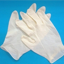 Thickened disposable sterile rubber inspection gloves Food protective latex gloves individually packed