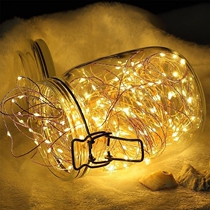 LED outdoor waterproof copper wire light string USB remote control Christmas Day decoration starry lights flashing lights string lights