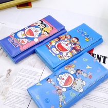 New childrens animation long wallet SpongeBob One Piece Luffy cartoon wallet student card bag men and women