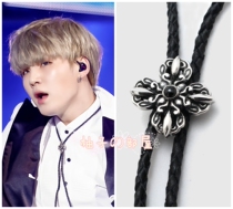 (South Korea Direct Mail) BTS Bulletproof Juvenile Regiment SUGA Min with its same paragraph 925 silver Polo tie