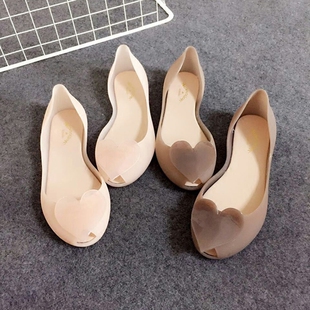 2017新款果冻鞋女韩国凉鞋女平底夏季鱼嘴鞋套脚塑料沙滩鞋