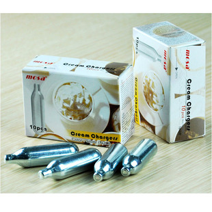 奶油液态氮 奶油发泡器用汽弹 奶油枪气弹 氮气冰淇淋10个/盒