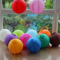 15CM Paper Lanterns 6 Inches Children Handmade Diy Graffiti Paper Lampshade Mall Shop Windows Colorful Lights Small Lantern Hanging Accessories