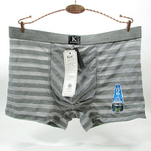 展示与对比:卡杜夫 男 内裤 中腰青年柔软舒适透气