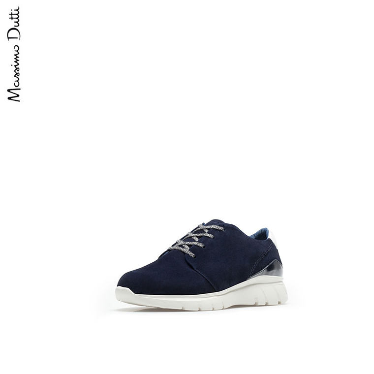 Massimo Dutti 女鞋 蓝色运动鞋 18050021400