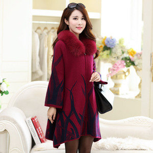 冬装新款<em>品牌</em>欧美正品狐狸毛领加厚貂绒<em>中长款</em>