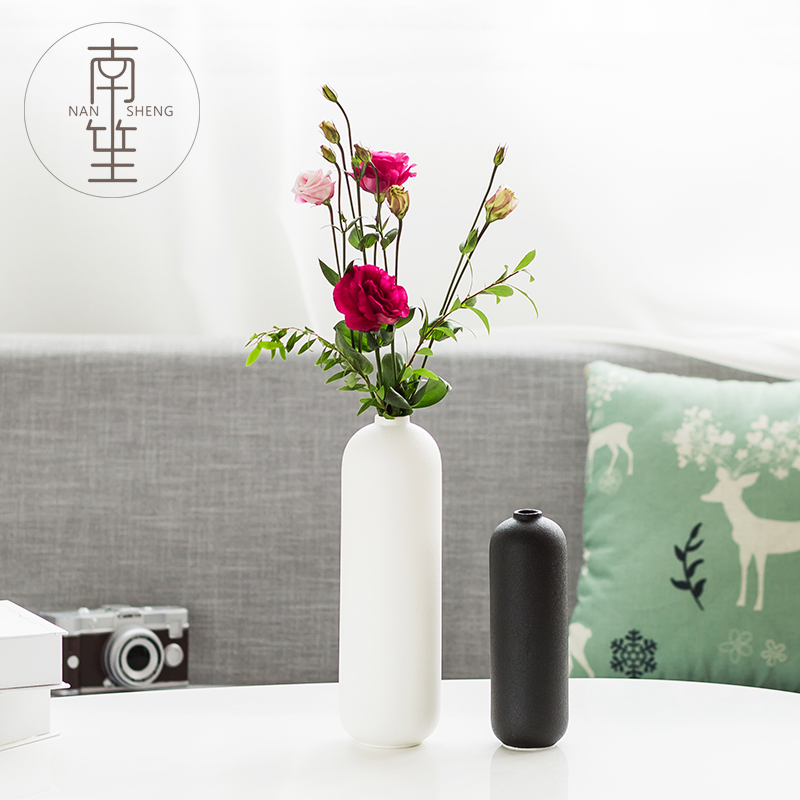 Nan sheng household act the role ofing is tasted simulation flower ceramic vase desktop furnishing articles TV ark adornment I and contracted sitting room