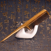 Natural green sandalwood comb Horn hair comb pointed tail comb Makeup comb Hair tools Pointed hair comb for women