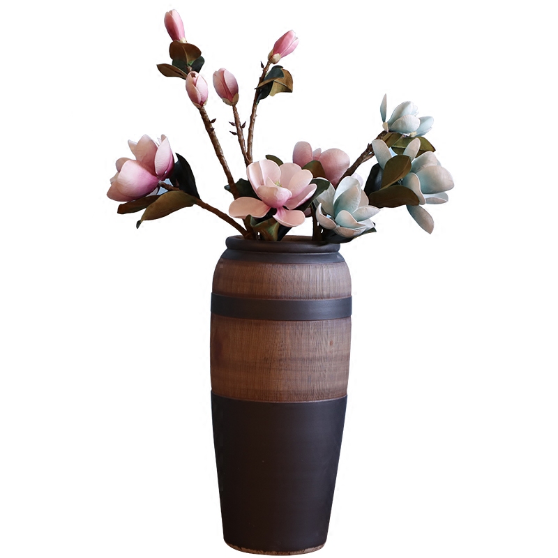 Jingdezhen do old vintage landing crude dry flower, flower implement some ceramic jar jar earthenware vase do old vase flowerpot