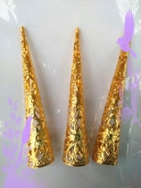 Ancient costume styling Golden fake nails Qing Dynasty Empress noble concubine special silver hand styling jewelry metal long nails