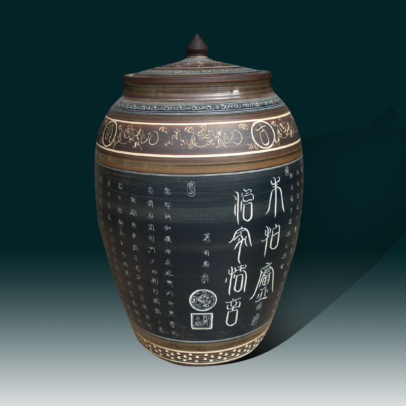 The Functional ceramic porcelain jingdezhen life cover Chinese ancient classical ceramic meters pot storage tank