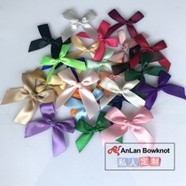 Polyester with butterfly knot finished satin ribbon set for diy handmade gift box delight box greeting card annual meeting decorations