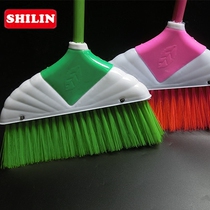 Wholesale plastic broom household plastic sweep steel handle plastic sweep industrial plastic broom handle wooden handle plastic