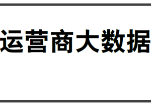 2015年运营商大数据行业市场研究报告 DT时代