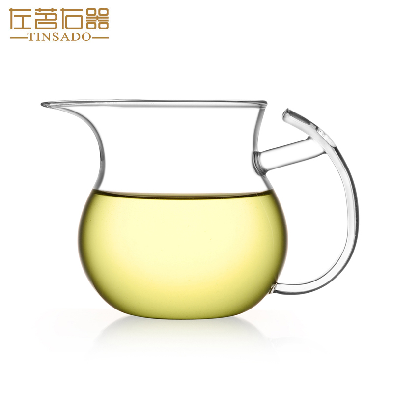ZuoMing right device with thick glass transparent narrow and fair keller cup with the kung fu tea set a single large size is 250 ml