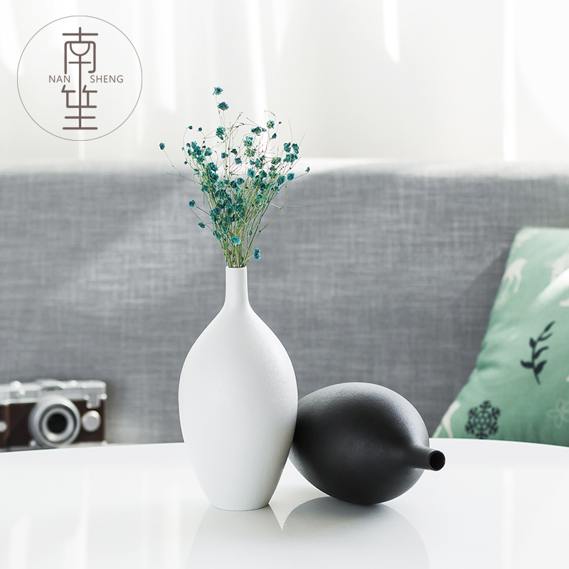 South sheng household act the role ofing is tasted simulation flowers, dried flowers, artificial flowers, ceramic vase, the sitting room TV ark, wine cabinet mesa furnishing articles