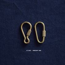 Brass keychain mini keychain portable keychain simple keychain keychain keychain