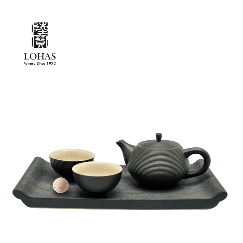 Taiwan lupao ceramic elegant gift a pot of tea tea set of two cups of tea tray tea festival gift of a complete set of tea sets