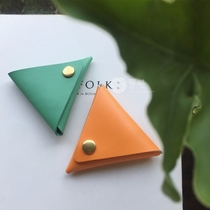 (Small Island Hand-made) (Everything is Light) Gently Coin Wallet Import First Layer Cowhide Special Offer