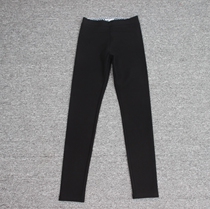 No ball black high elastic cotton high waist leggings small pants womens 2019 spring new large size all-around thin
