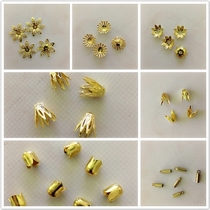 diy jewelry gold fringe hat flower bead bracelet string beaded hair rope hair ornament bride headdress material accessories